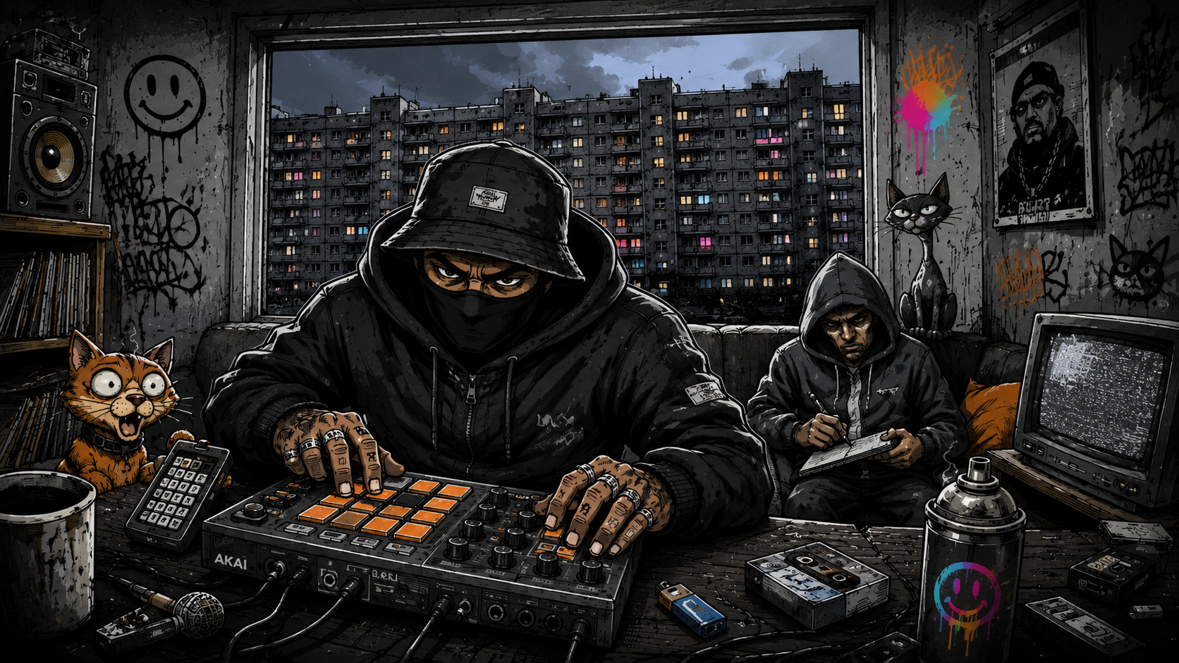 Boom-Bap Gritty Oldschool-Hip-Hop-Beat